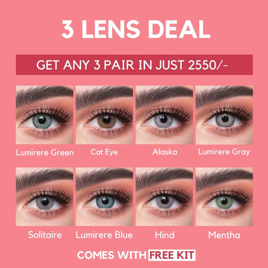 3 Lens Deal With Free Kit