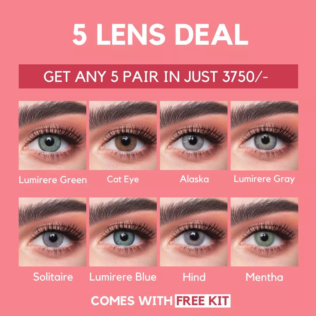 5 Lens Deal With Free Kit