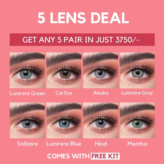 5 Lens Deal With Free Kit